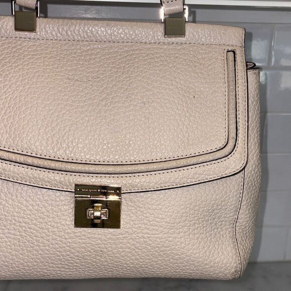 Kate Spade Bag Purse Handbag Leather Tallulah Everett Pebbled Crossbody Satchel - Picture 4 of 16